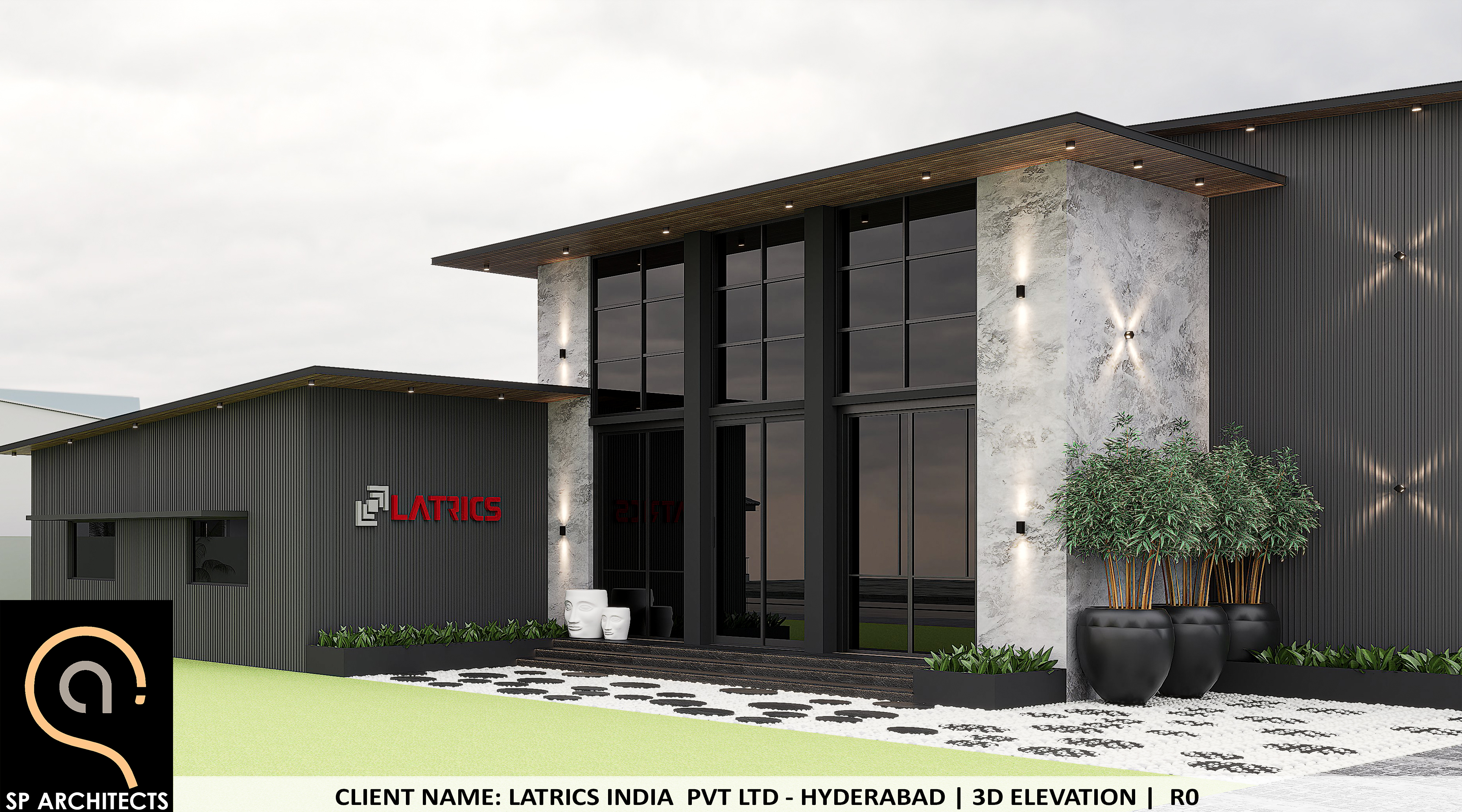 Latrics Office architectural drawing