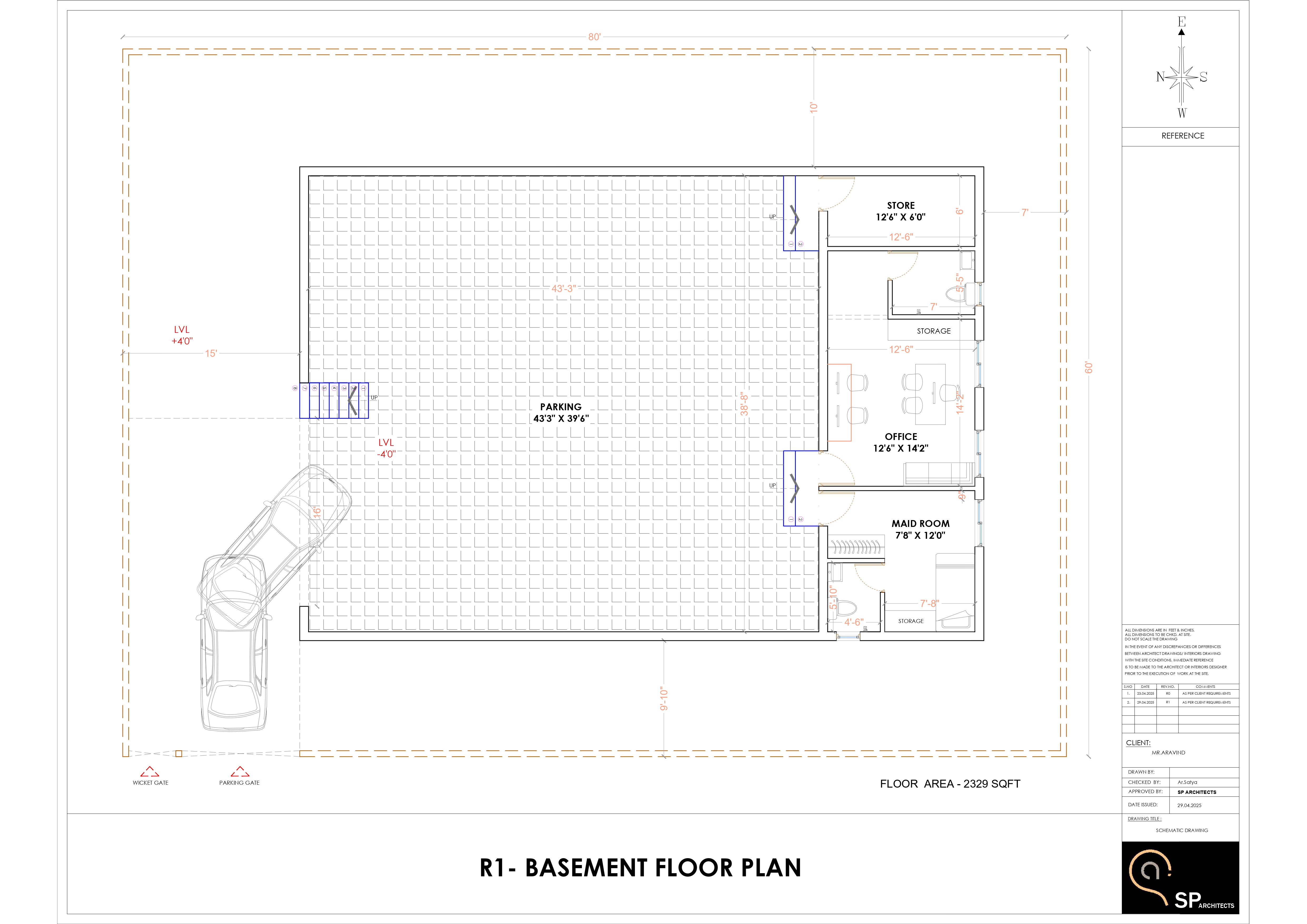 Aravind Residence selected drawing 5