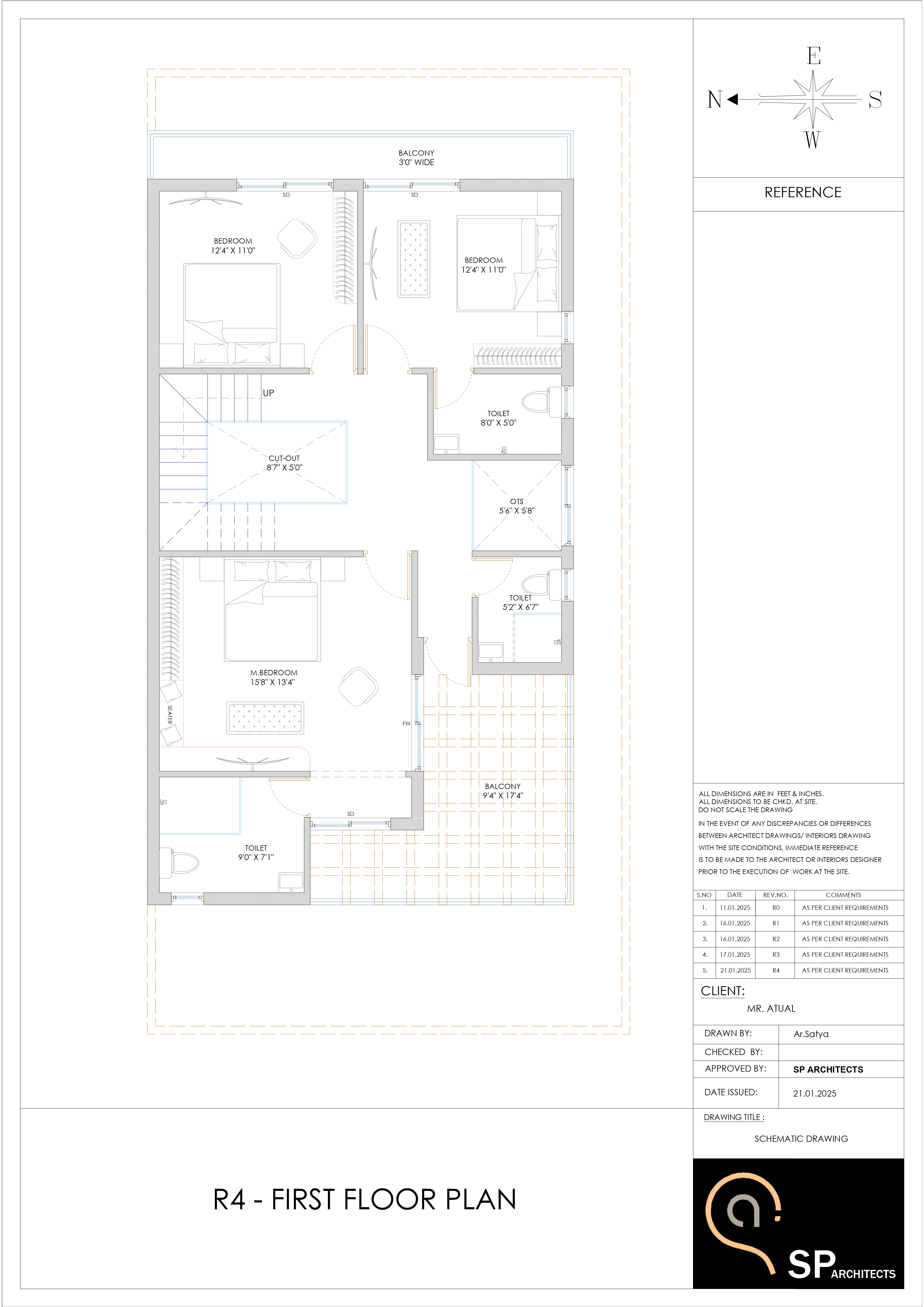 Atul Residence selected drawing 3