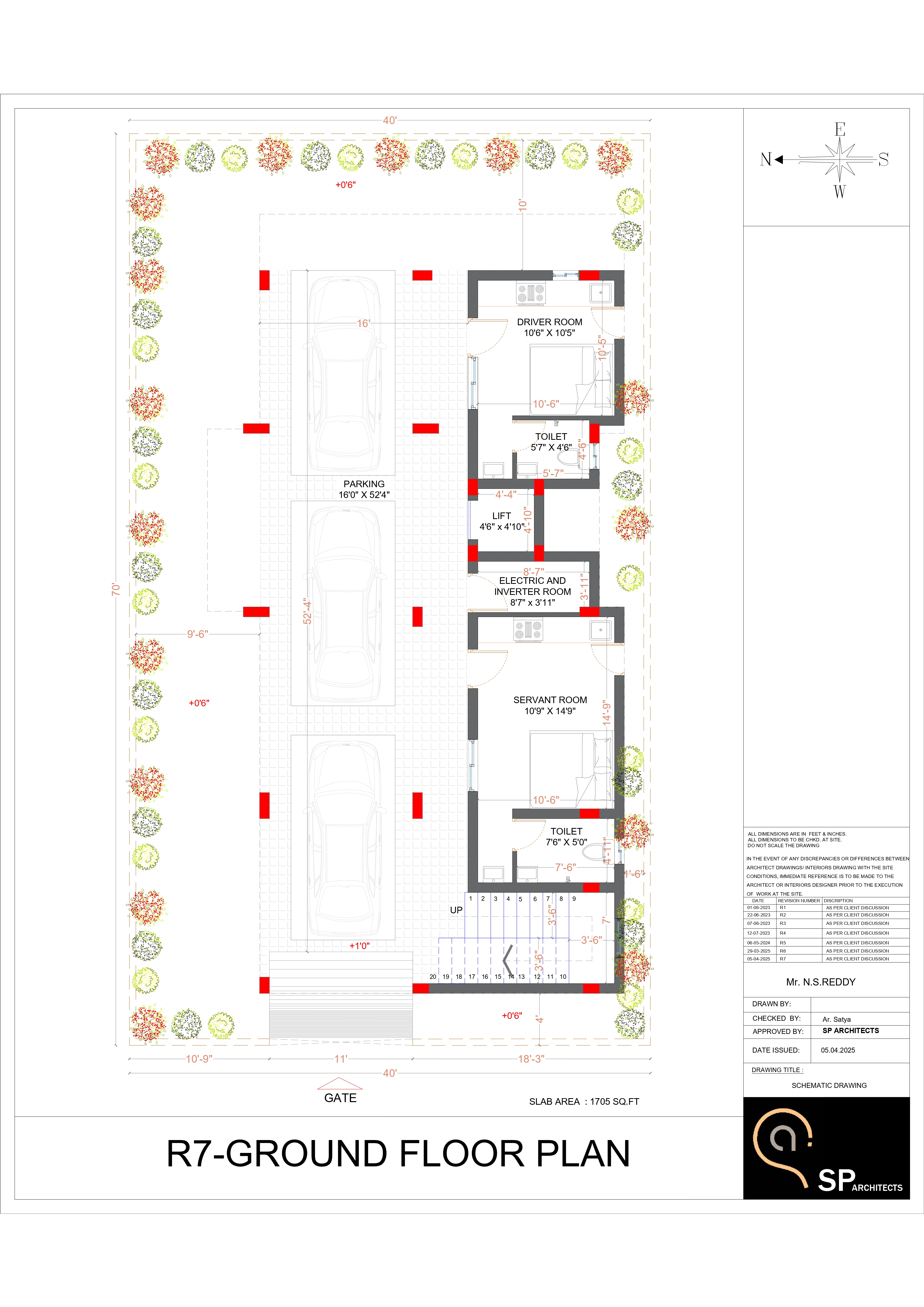 NS Reddy Residence selected drawing 4