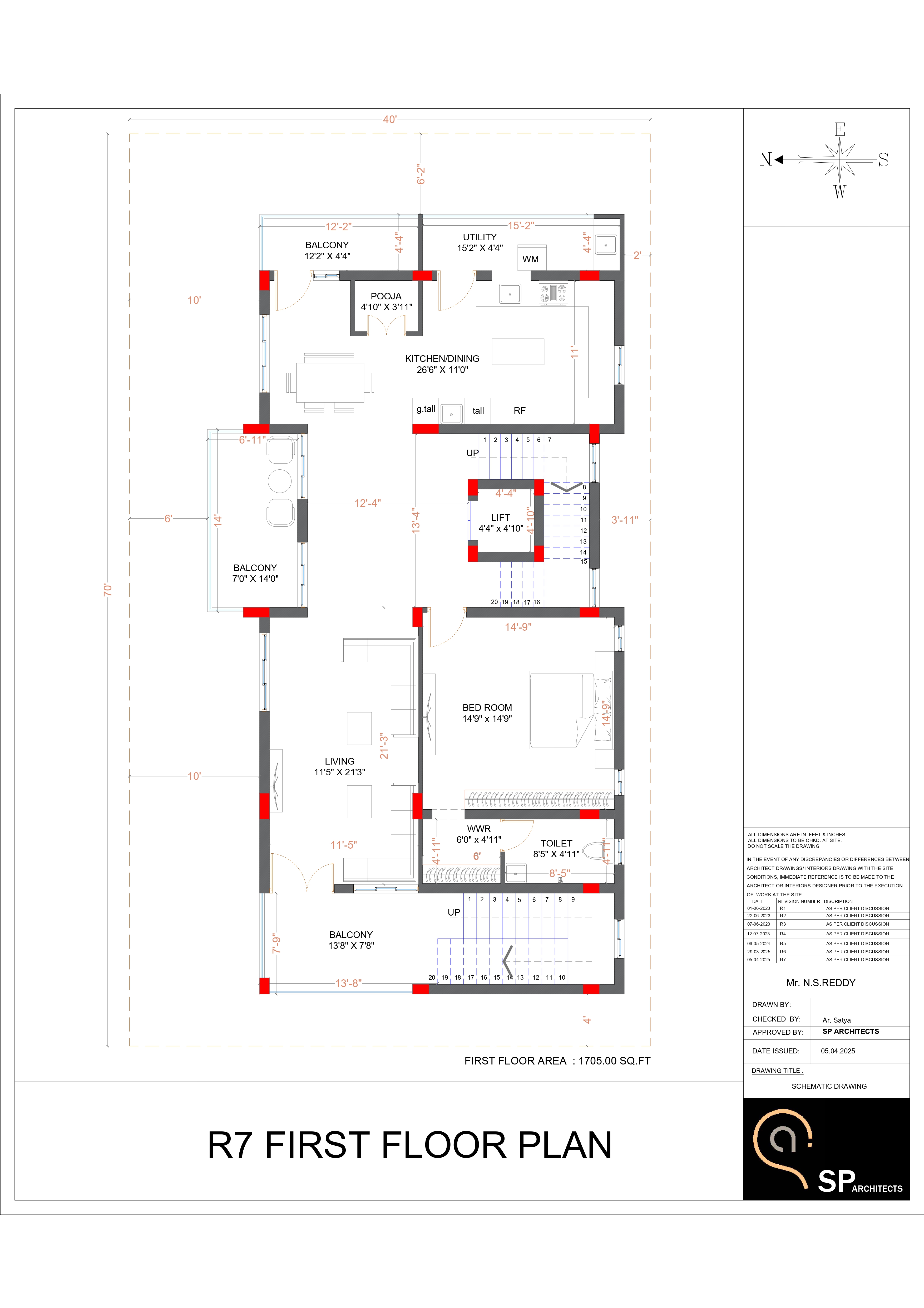 NS Reddy Residence selected drawing 5