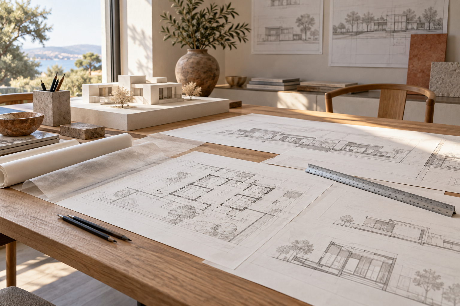 Working drawings process stage